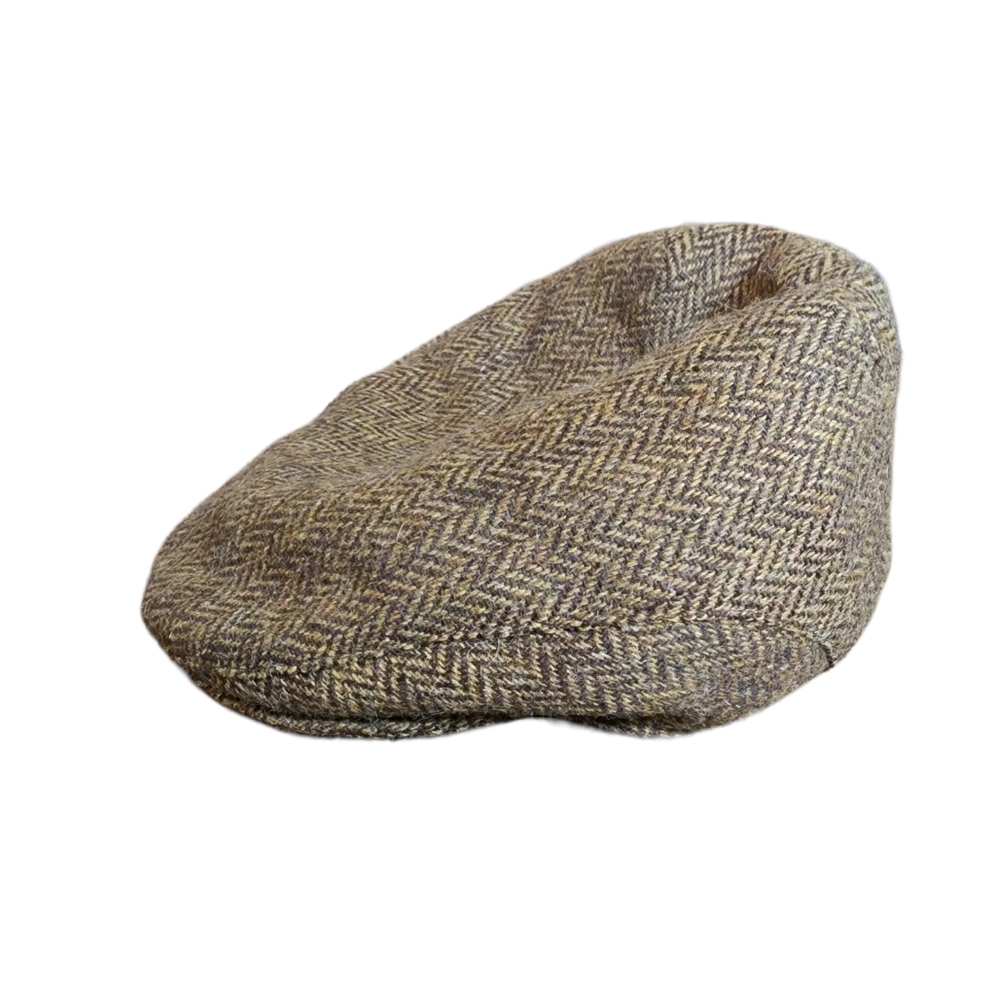 Biddy Murphy Irish Newsboy Style Cap Fuller Fit Wool Tweed sz M - 7 1/8